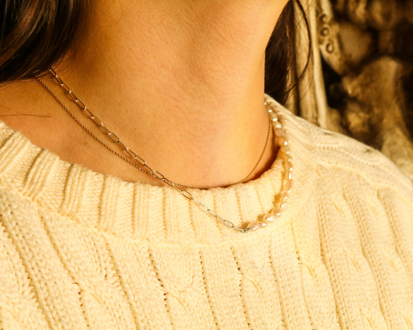 Fifty-Fifty Necklace