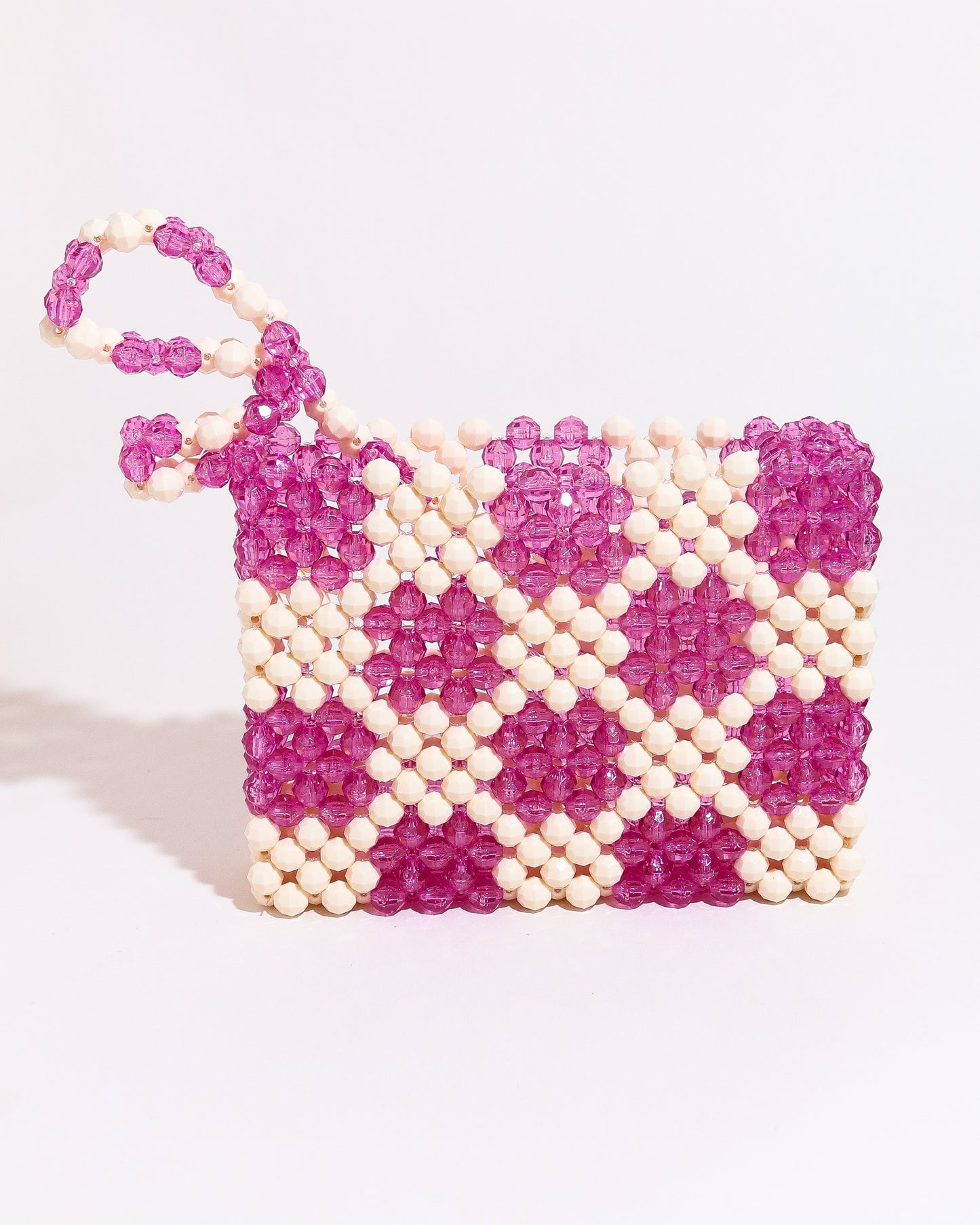 Checker Bag - Fuchsia