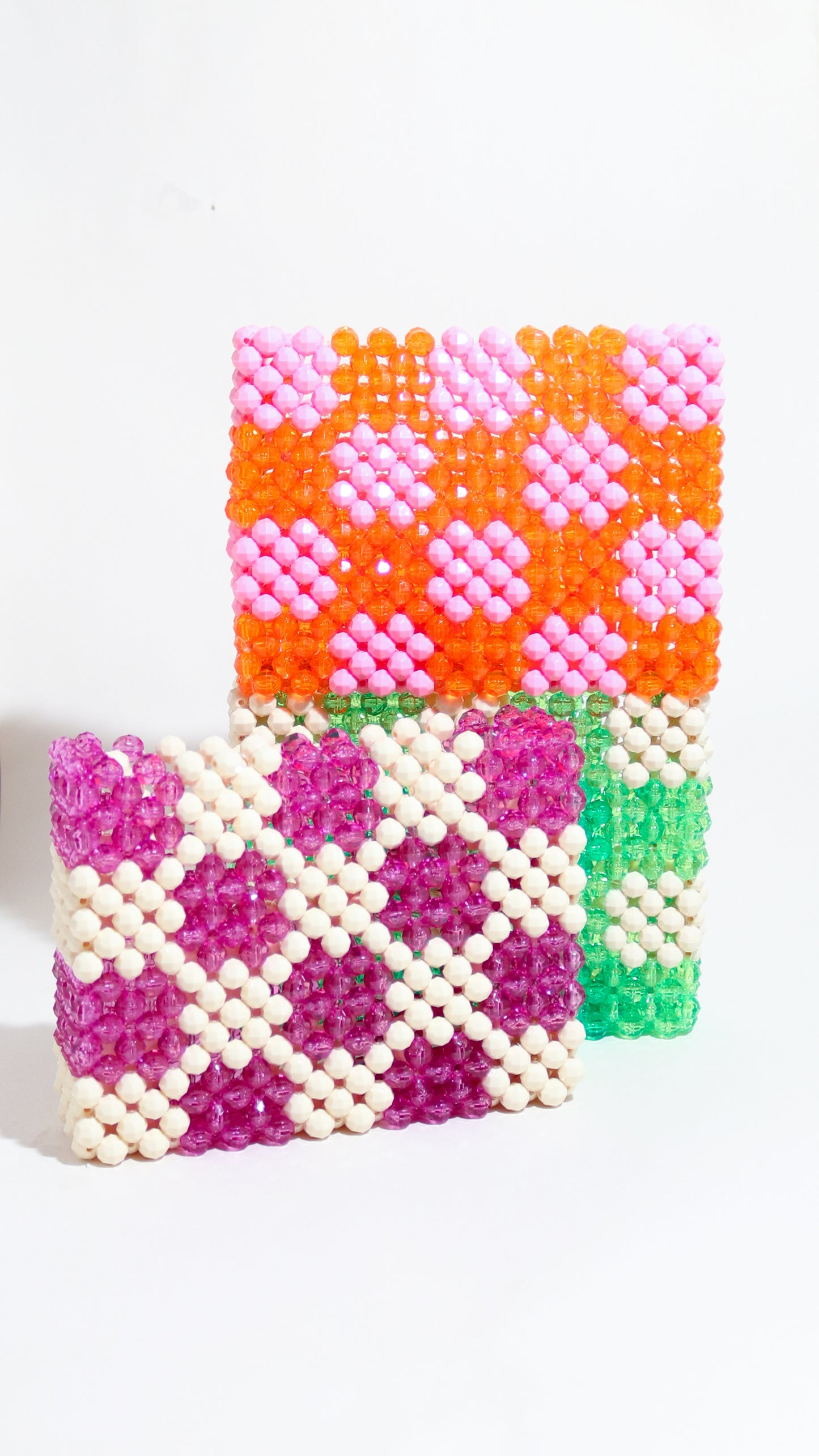 Checker Bag - Fuchsia