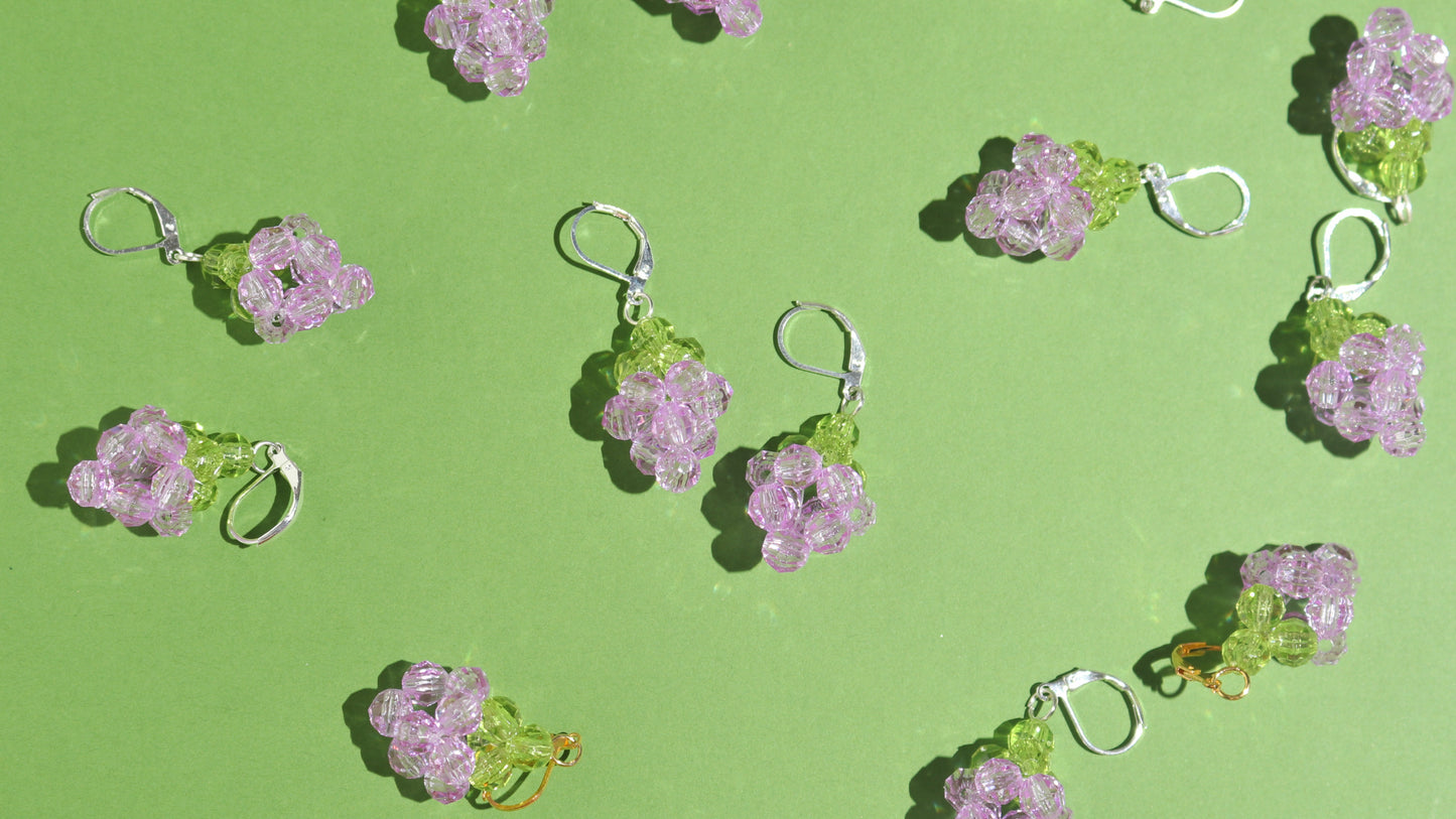 Grape Earrings