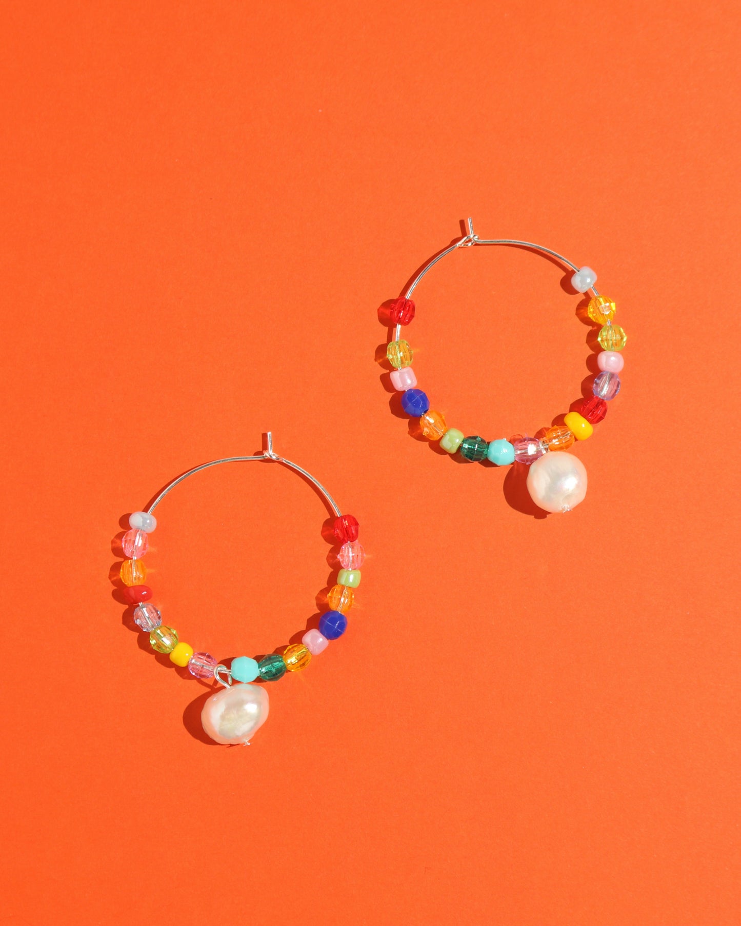 Tutti Drop Hoop Earrings