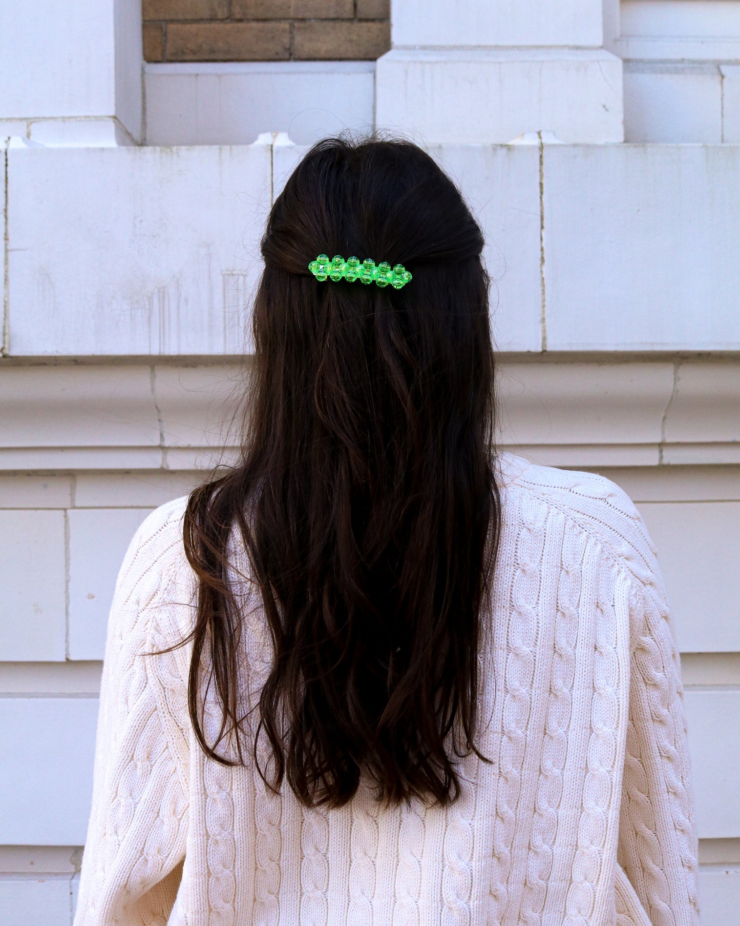 Lime Barrette