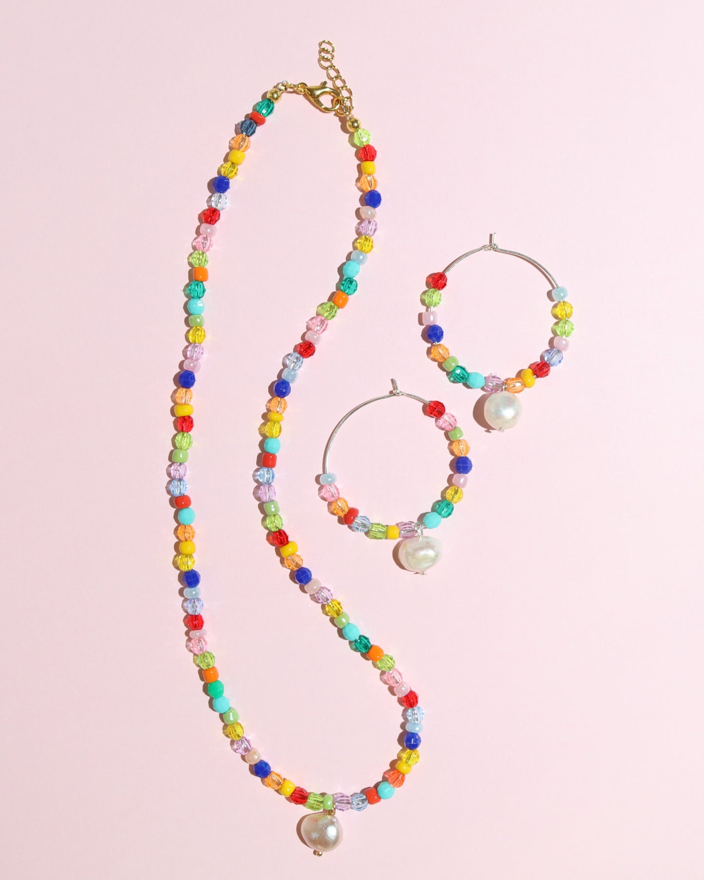 Tutti Drop Hoop Earrings