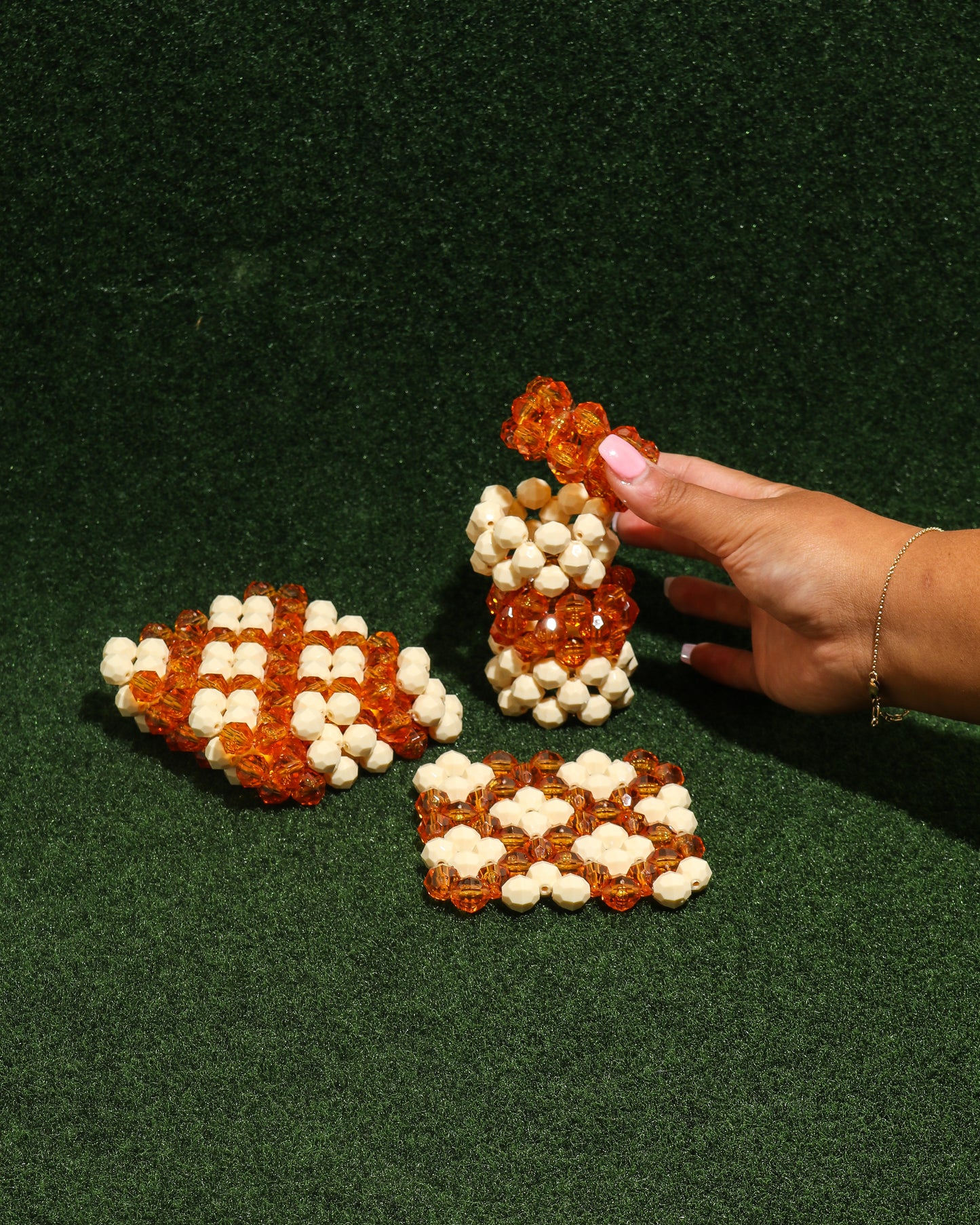 Beaded Napkin Rings - Old Fashioned (F22)