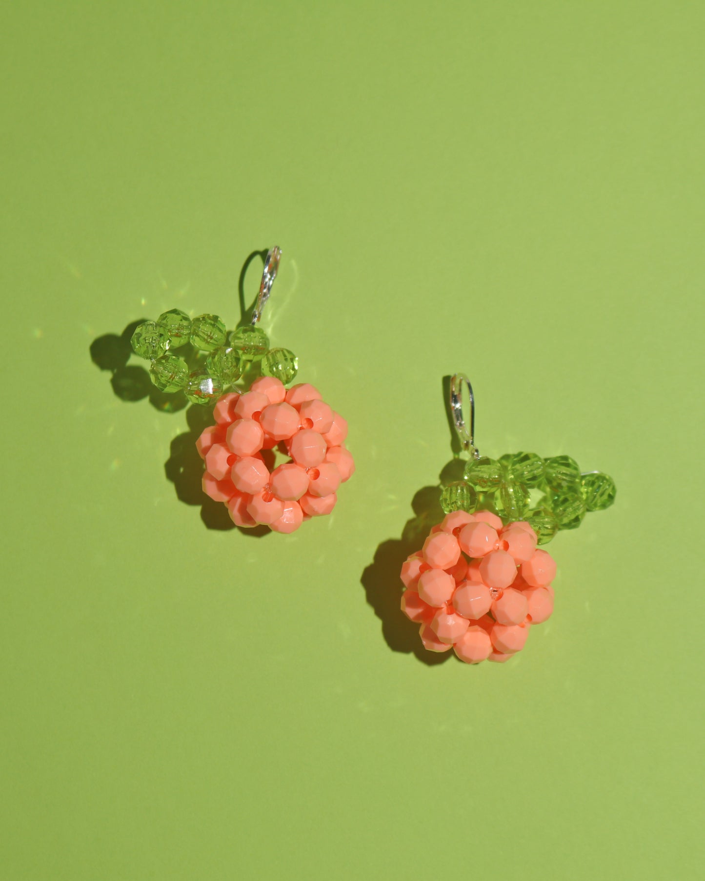 Opaque Peach Earrings