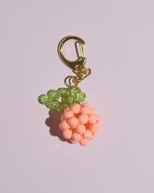 Peach Keychain