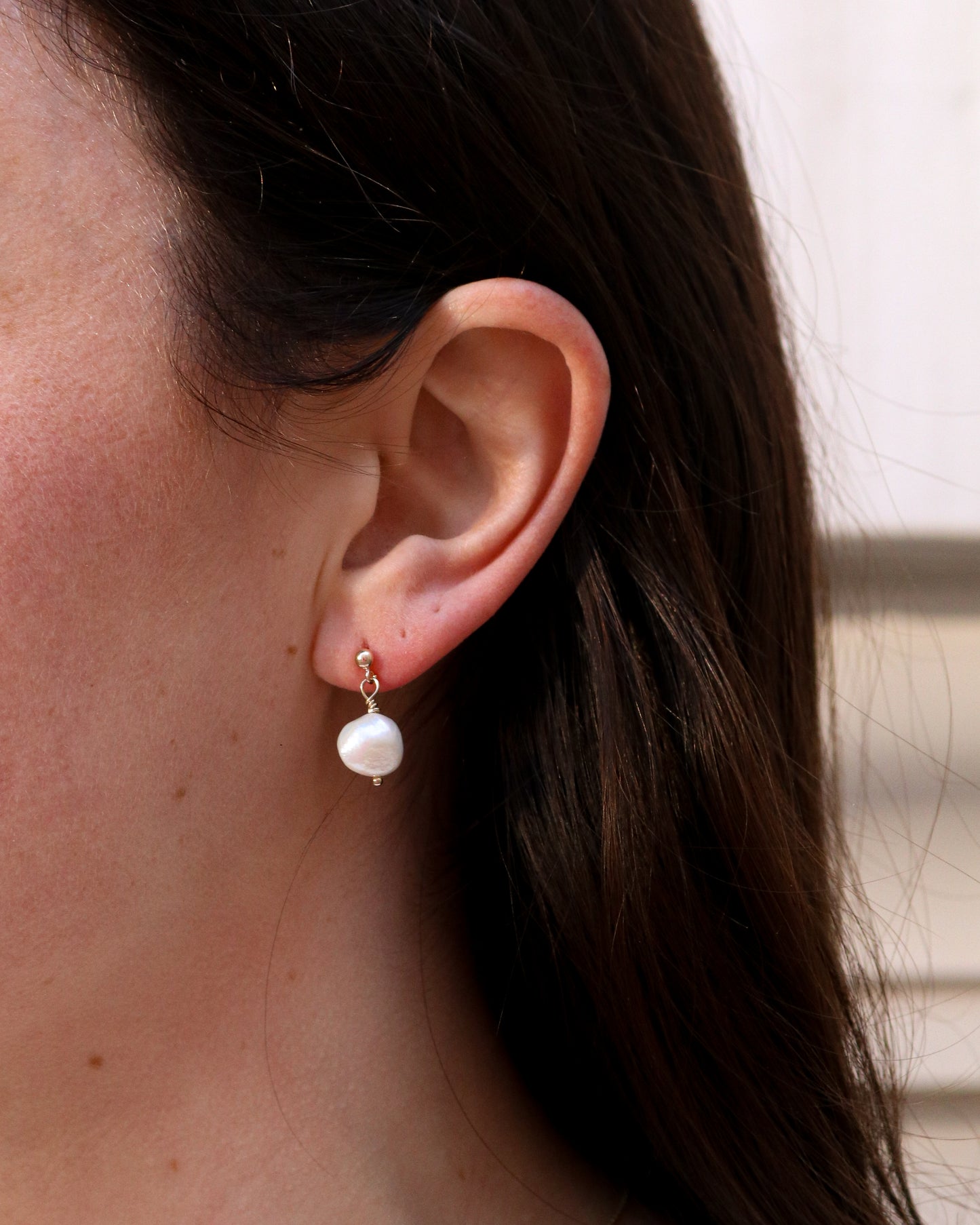 Pearl Drop Studs