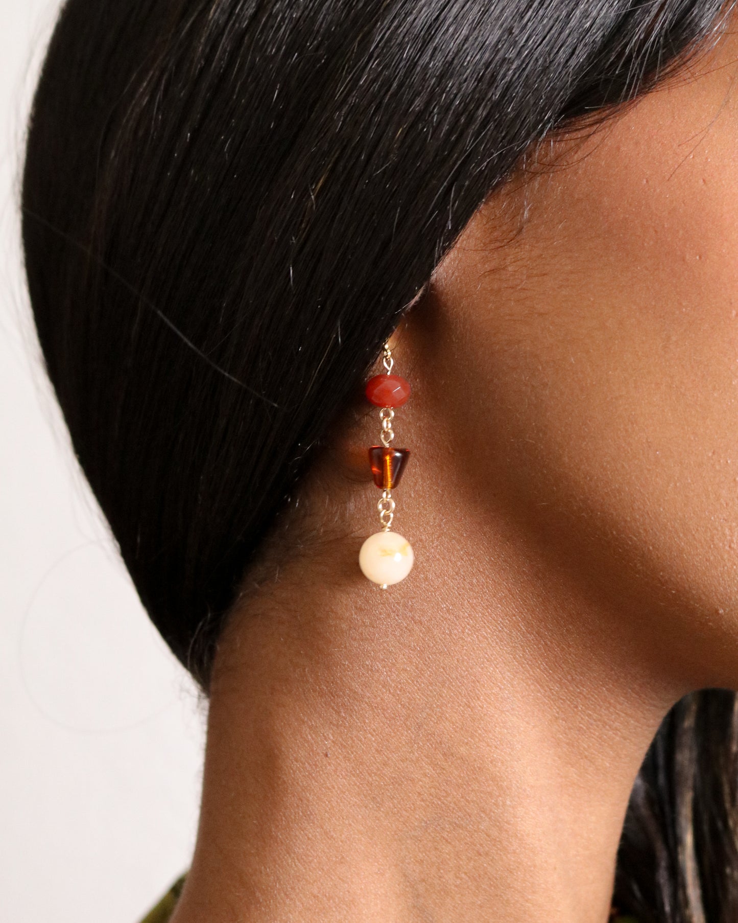 Earring No. 2 | Warm Hues