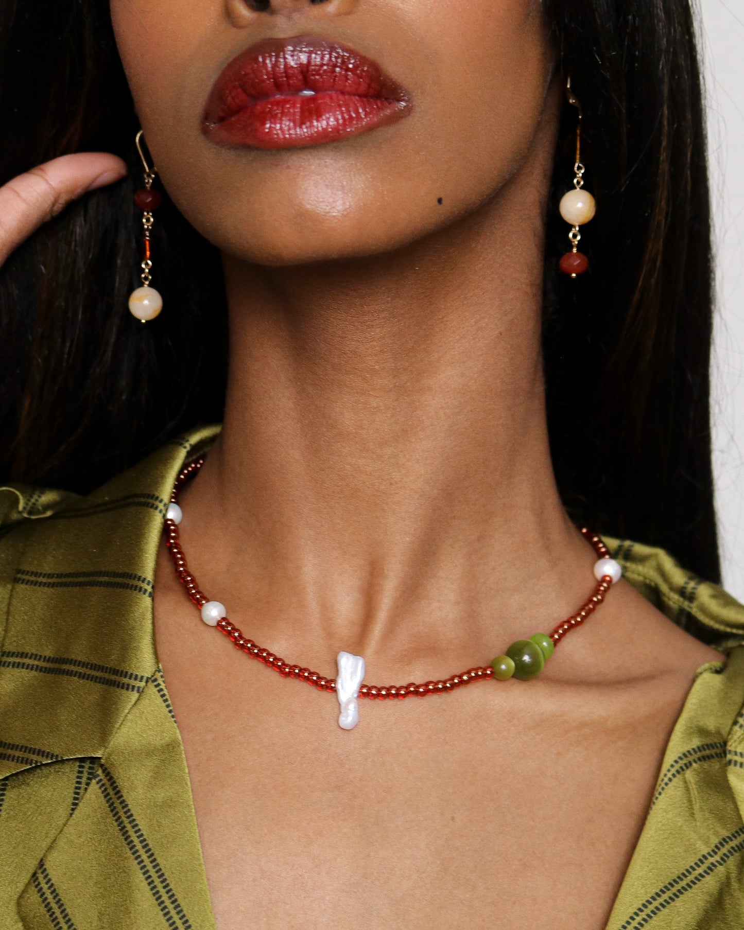 Earring No. 2 | Warm Hues