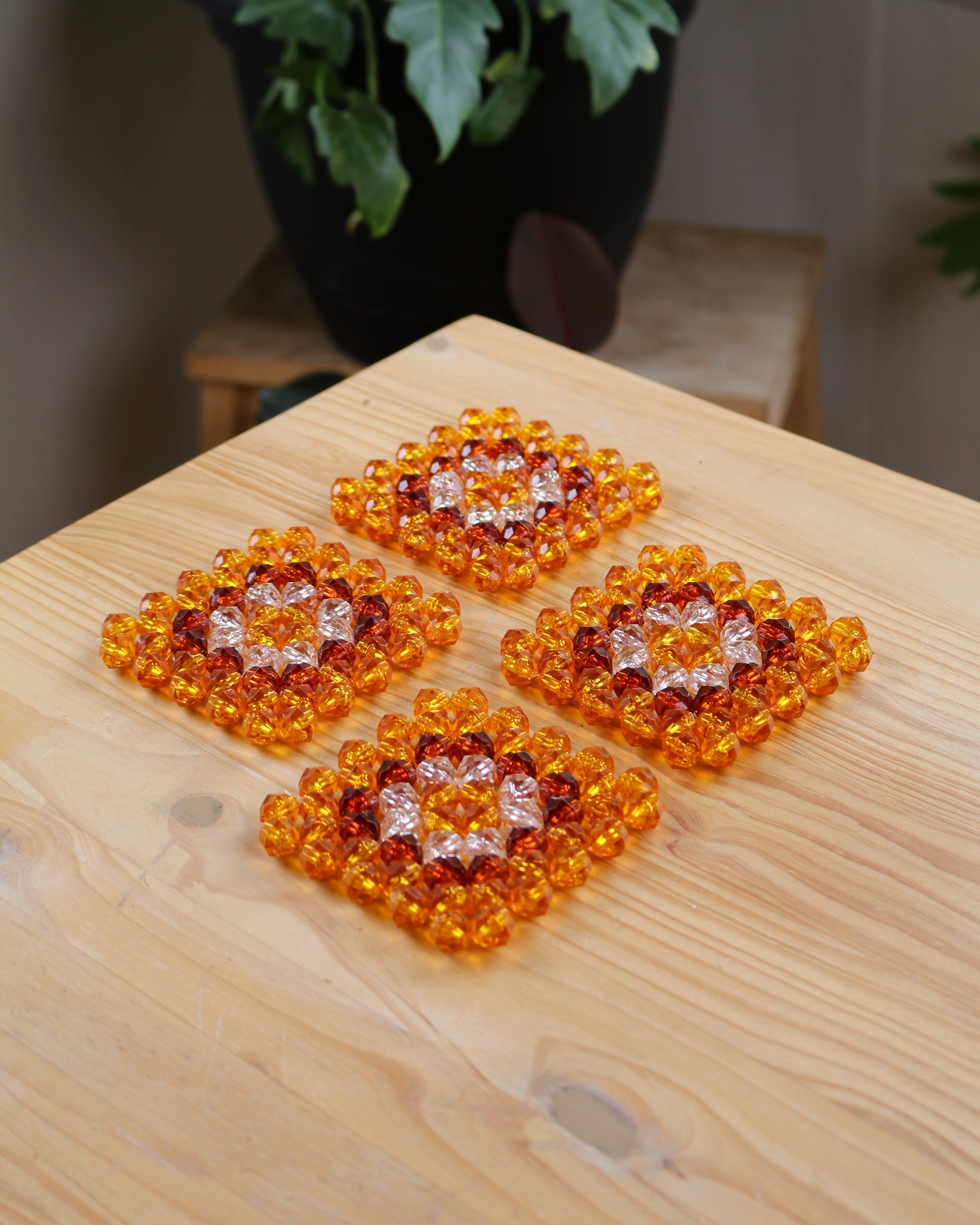 Coaster Set No. 5 | Warm Hues