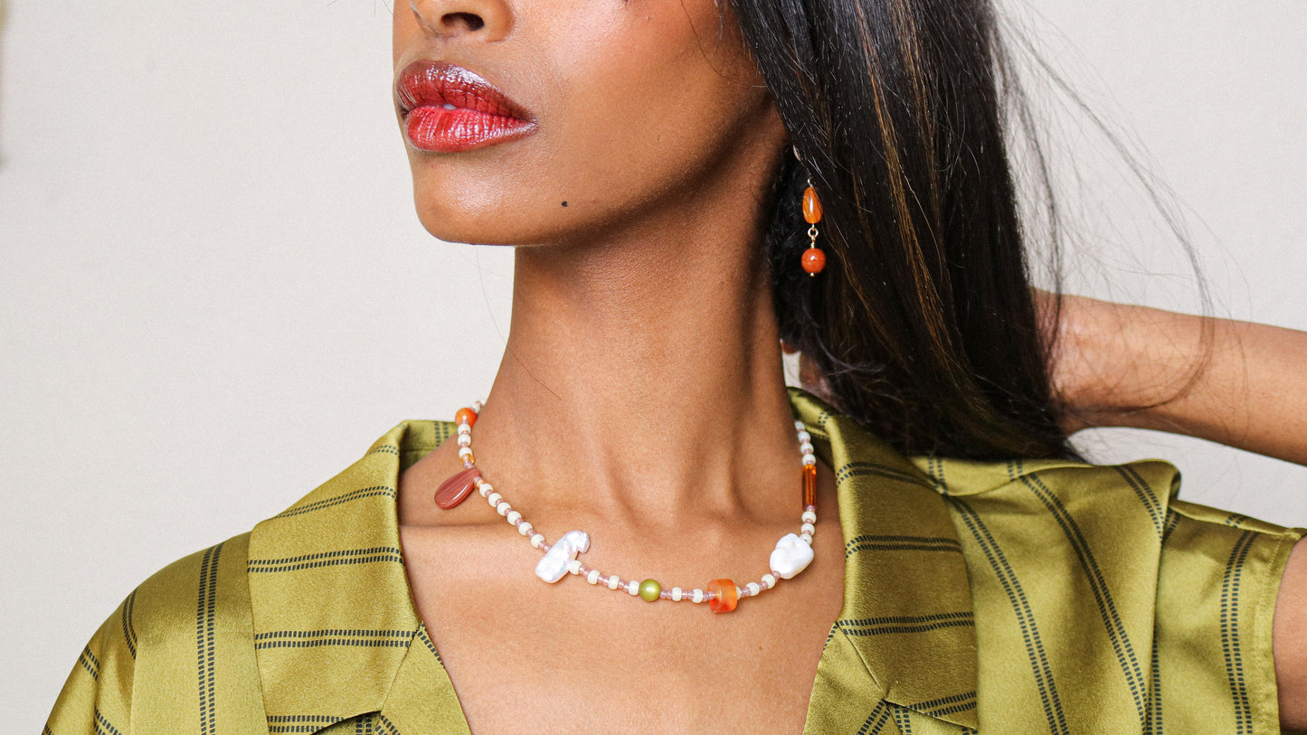 Earring No. 3 | Warm Hues