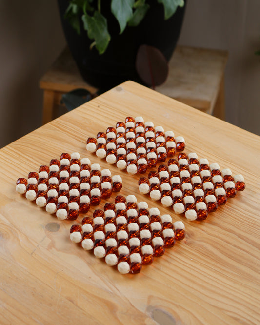 Coaster Set No. 6 | Warm Hues