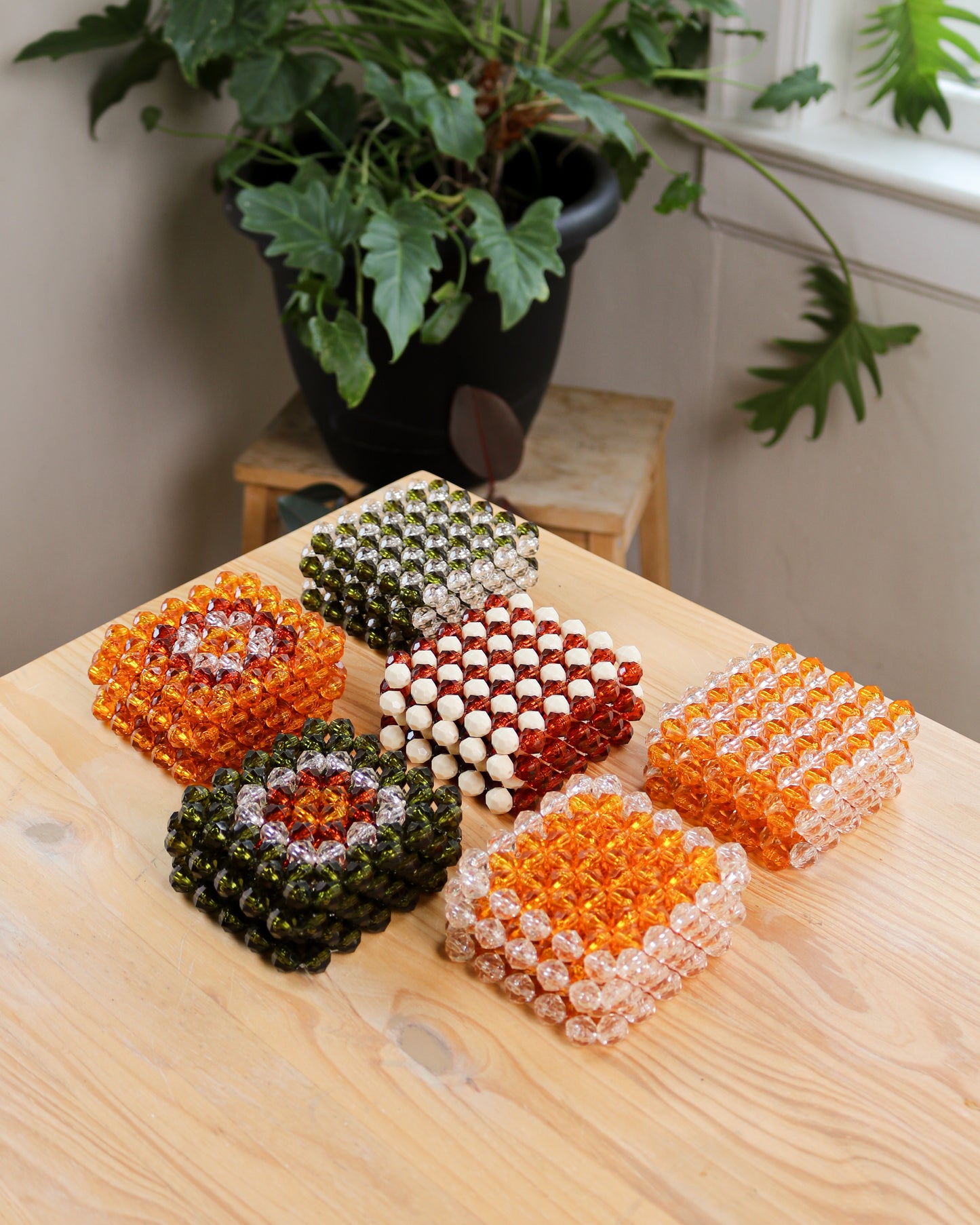 Coaster Set No. 4 | Warm Hues