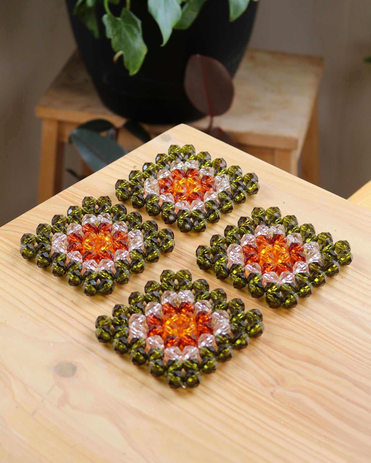 Coaster Set No. 1 | Warm Hues