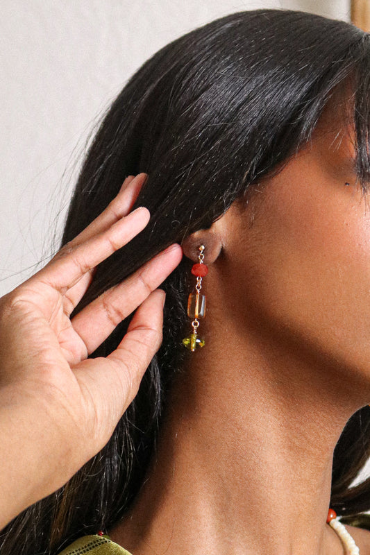 Earring No. 1 | Warm Hues
