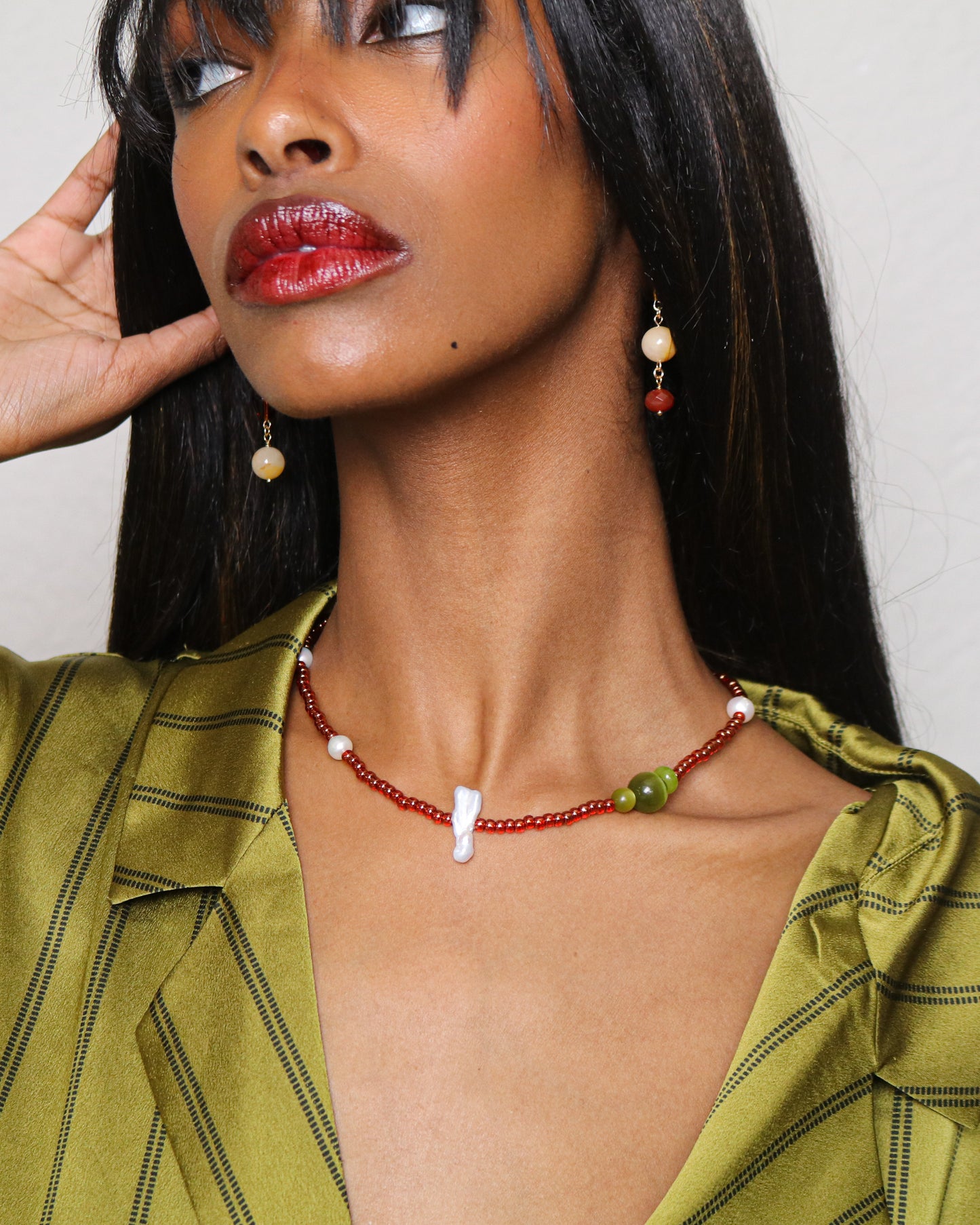 Earring No. 2 | Warm Hues