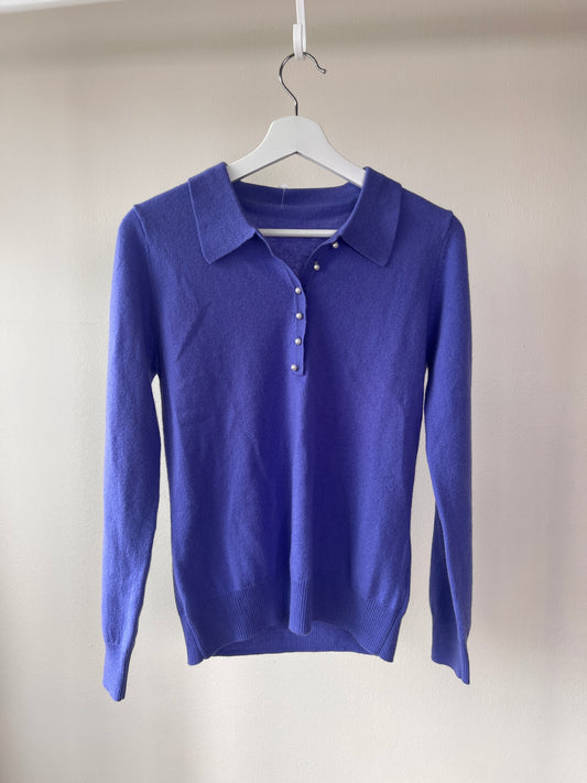 Cashmere 1/4 Button Sweater