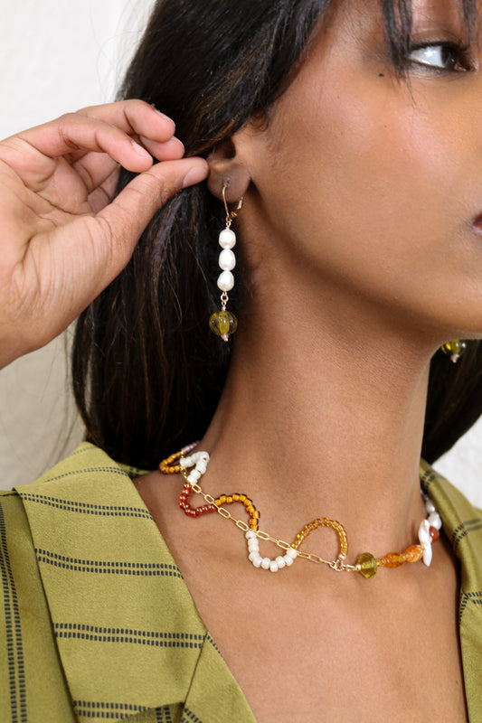 Earring No. 4 | Warm Hues