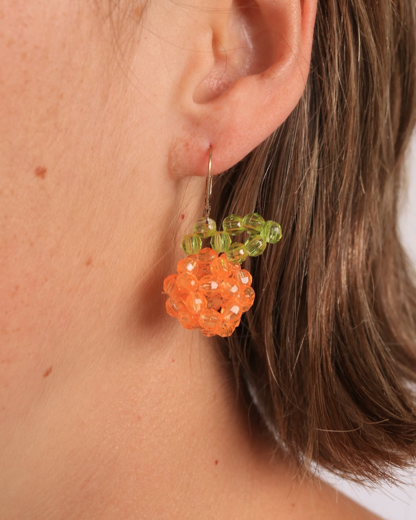 Baby Orange Earrings