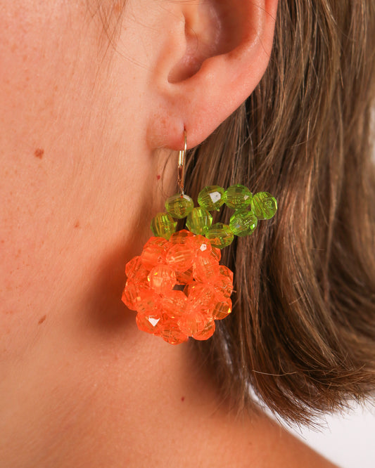 Orange Earrings