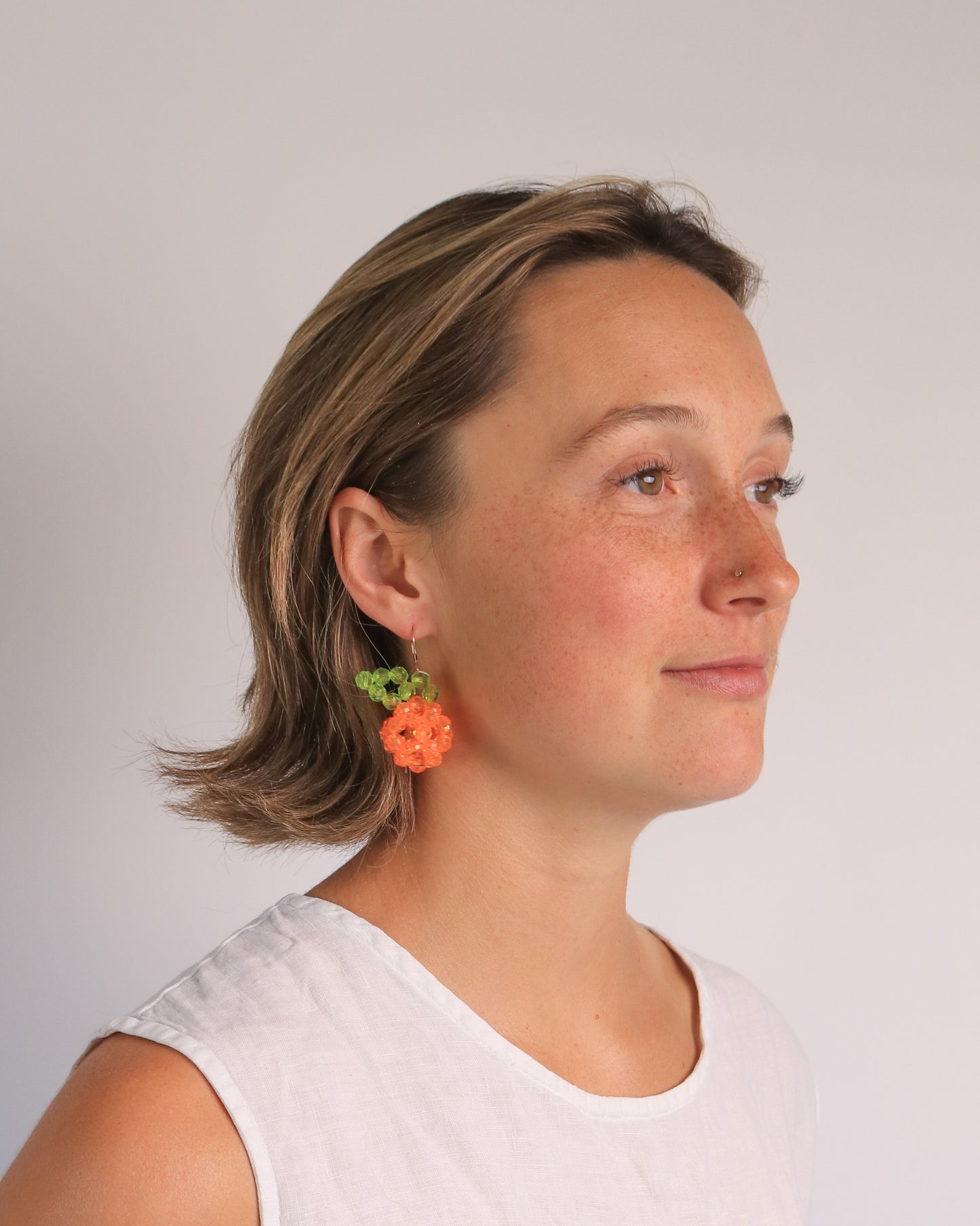 Orange Earrings