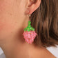 Pink Strawberry Earrings