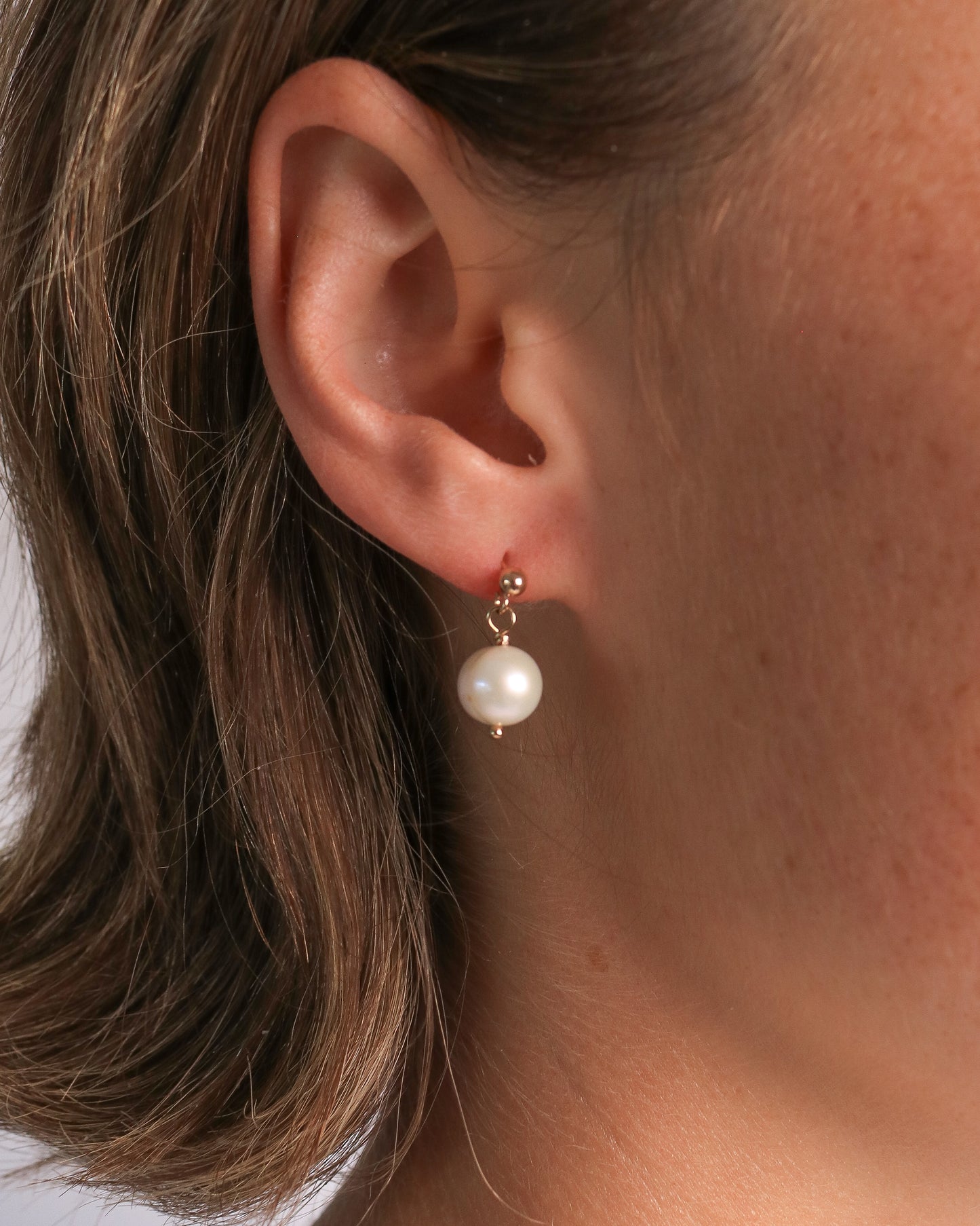 Pearl Drop Studs