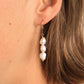 Jumbo Triple Pearl Earrings