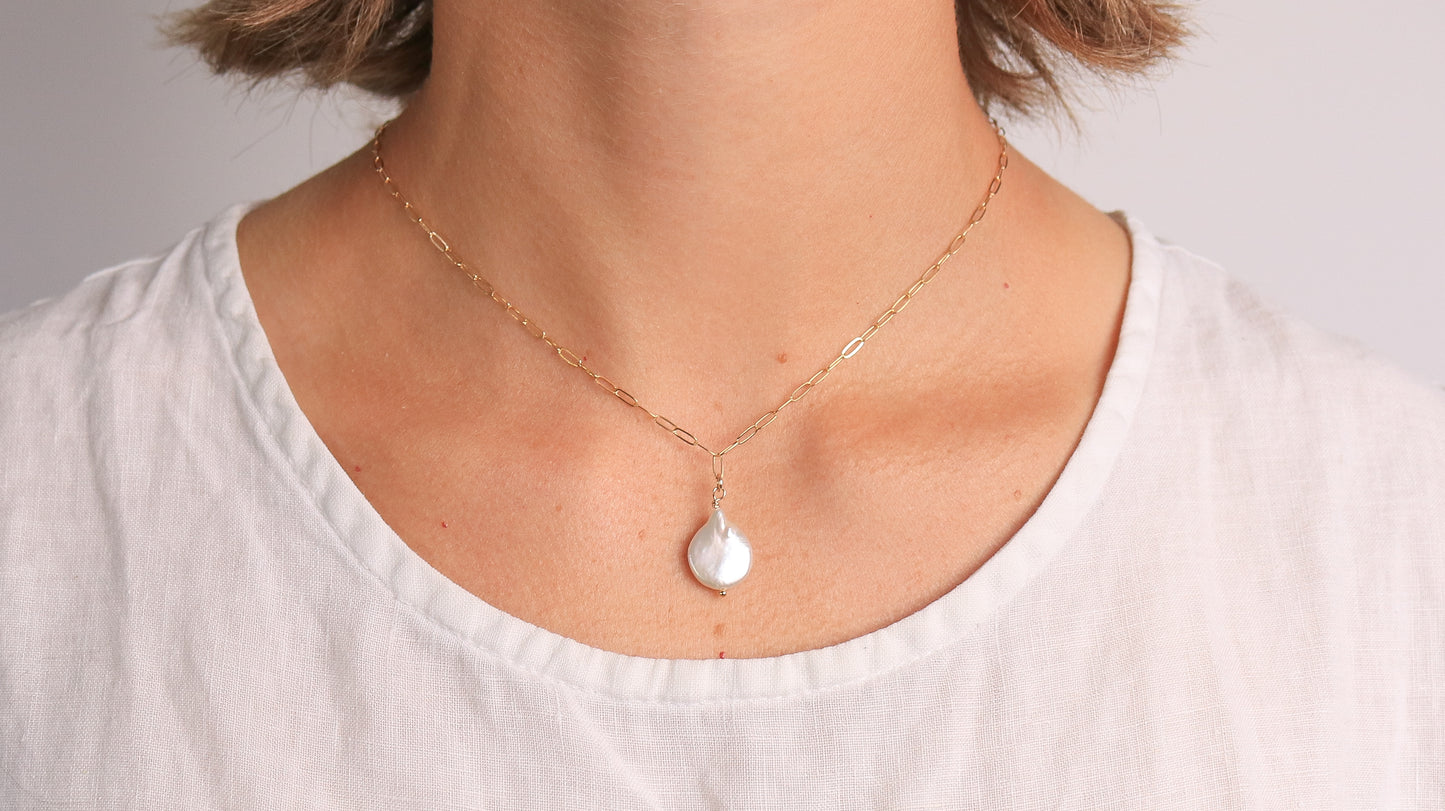 Pearl Drop Necklace