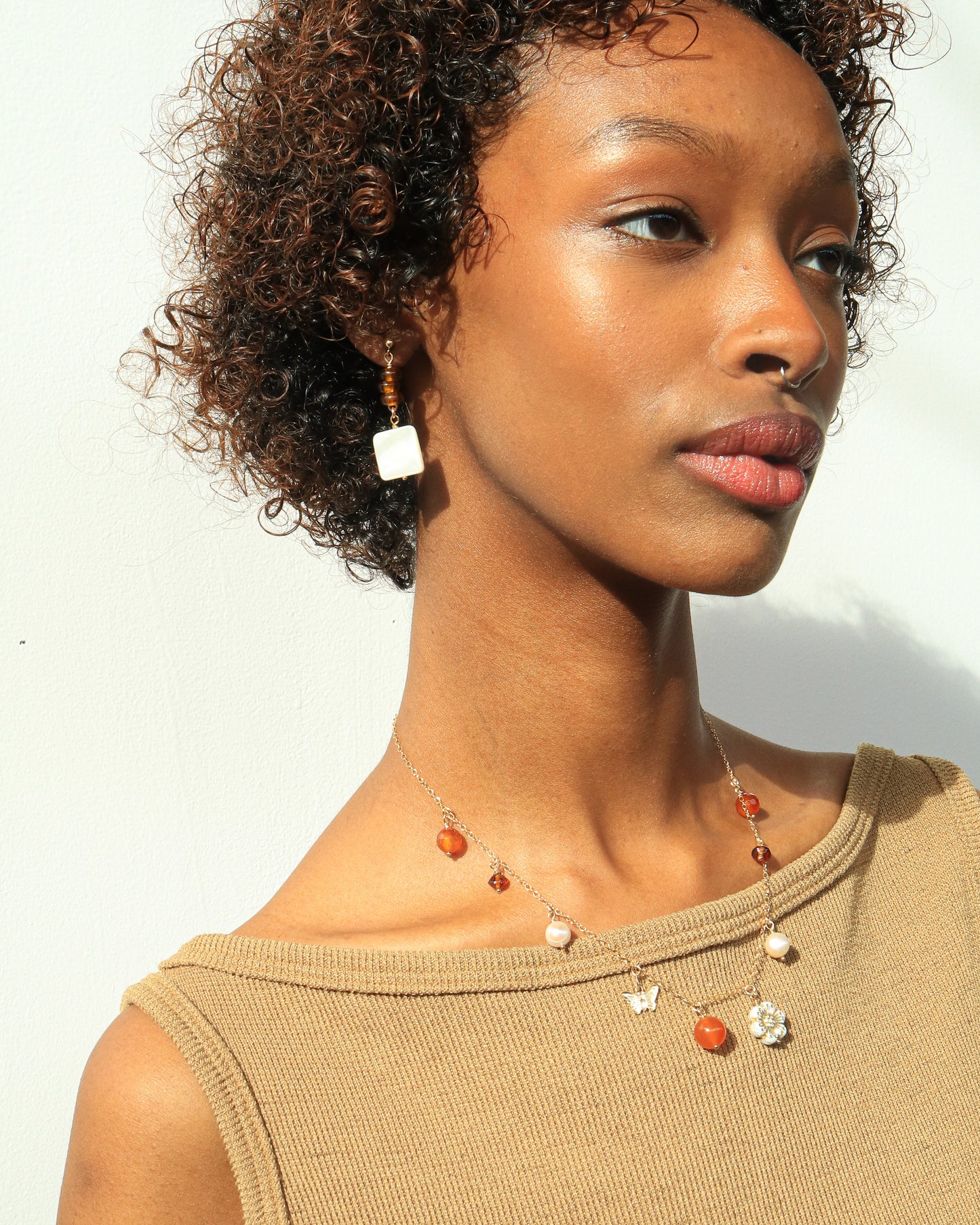 Earring No. 1 | Warm Hues