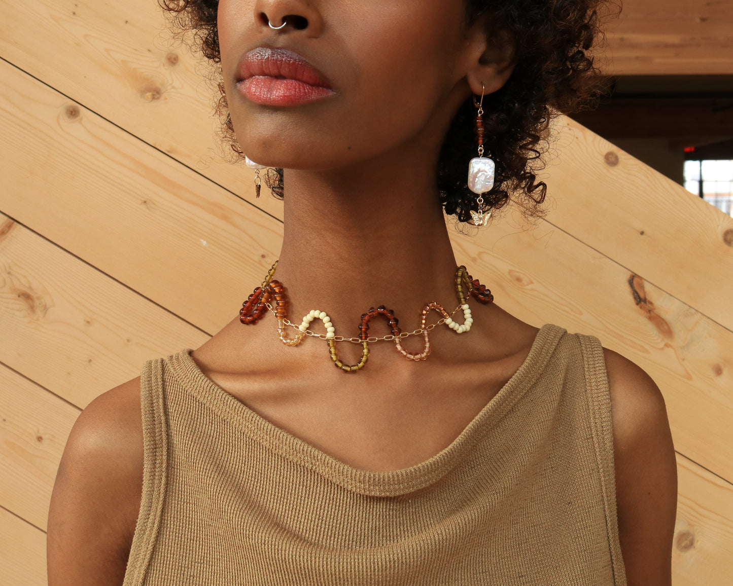 Earring No. 8 | Warm Hues