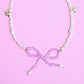 Pearl Bow Necklace