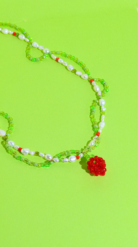 Strawberry Forest Necklace
