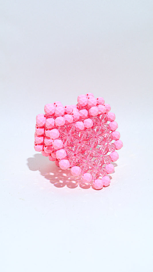 Heart Coasters - Pink