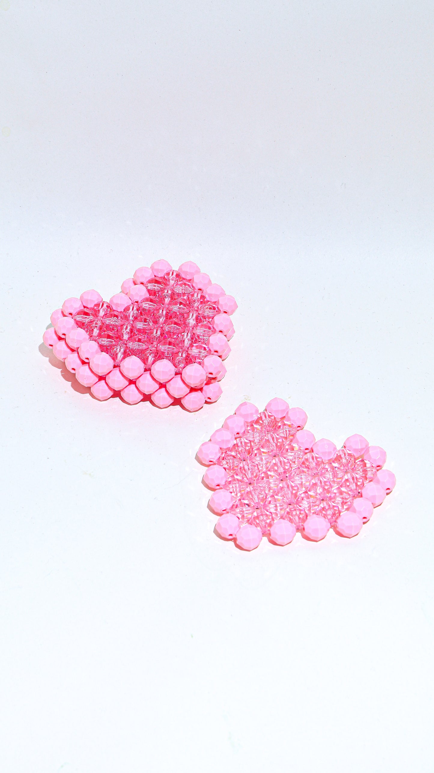Heart Coasters - Pink