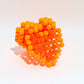 Heart Coaster - Orange Jubilee