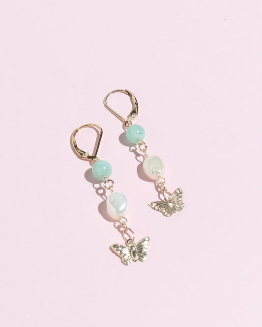 Jade Mariposa Earrings