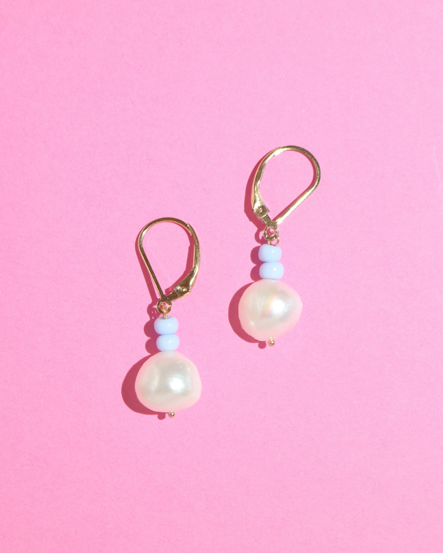 December Spring Pearl Drop Earrings