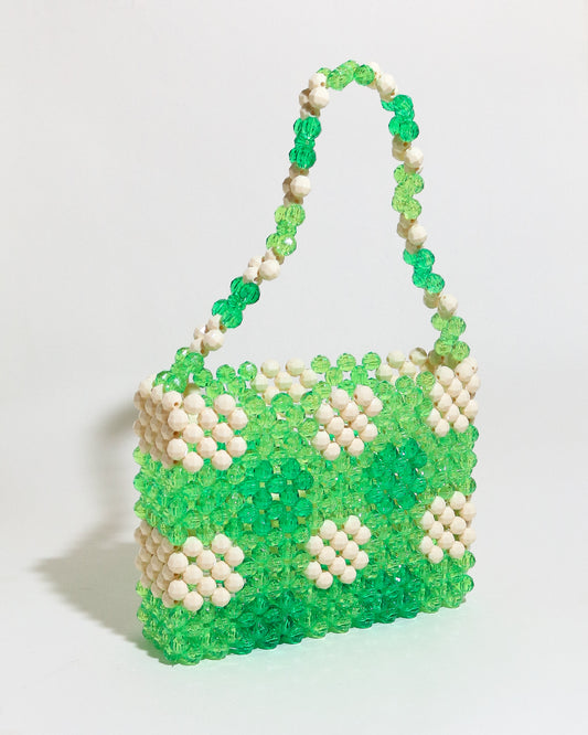 Grasshopper Gingham Bag